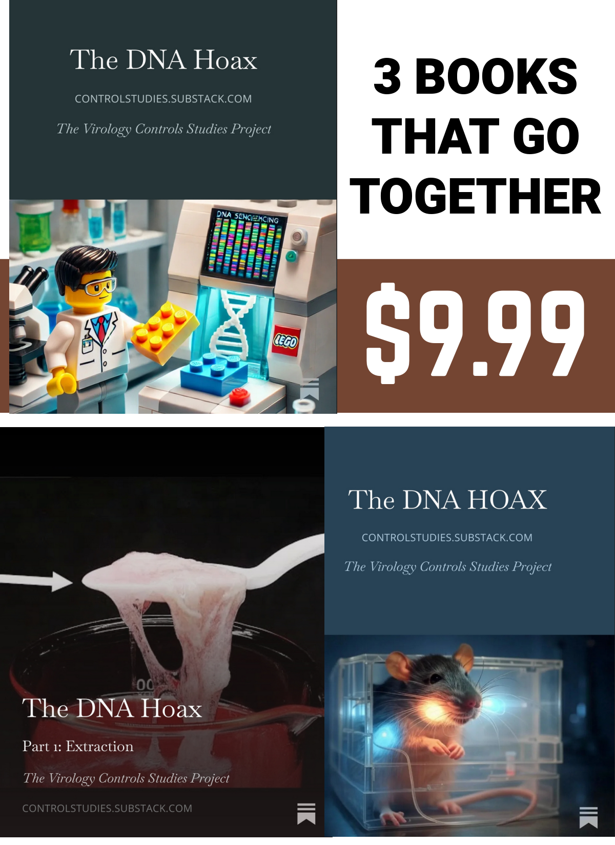 3 Pack! The DNA HOAX - The Complete Series (eBook Jamie Andrews)