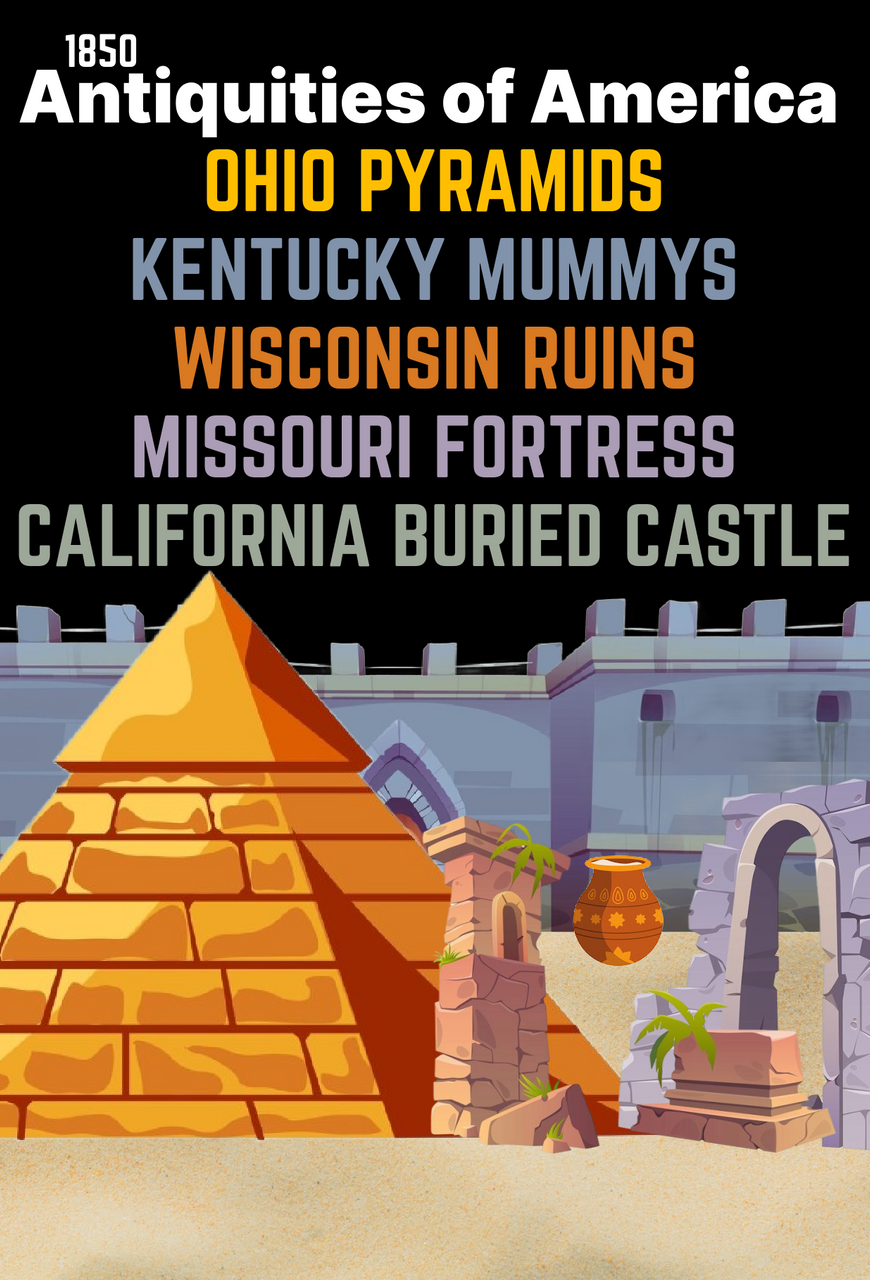 Antiquities of America: Ohio Pyramids, California Buried Castles & More (eBook by Agent131711)