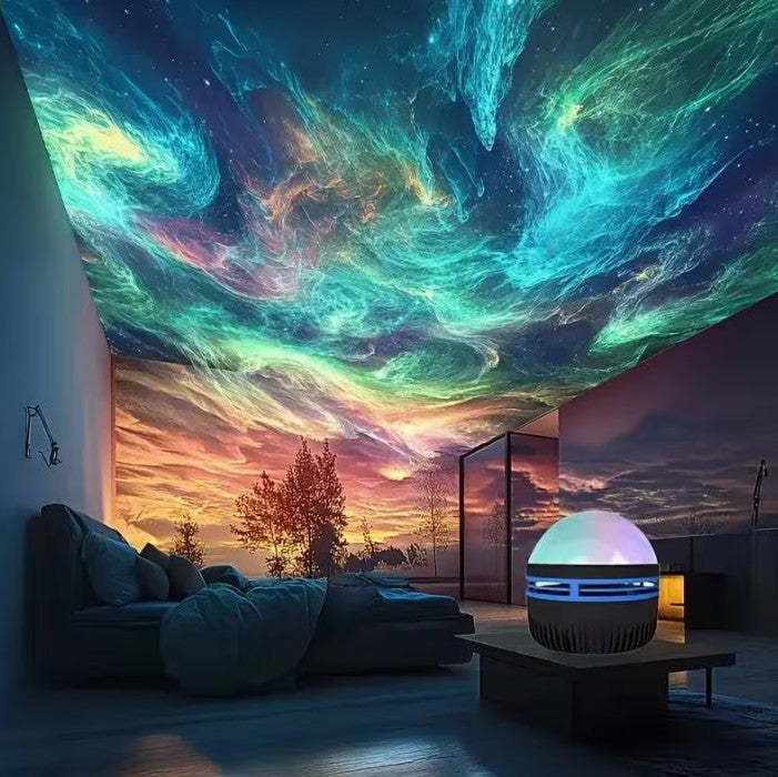 LED Aurora Night / Water Table Top Light Projector NIGHT RELAXATION Sleep Aid