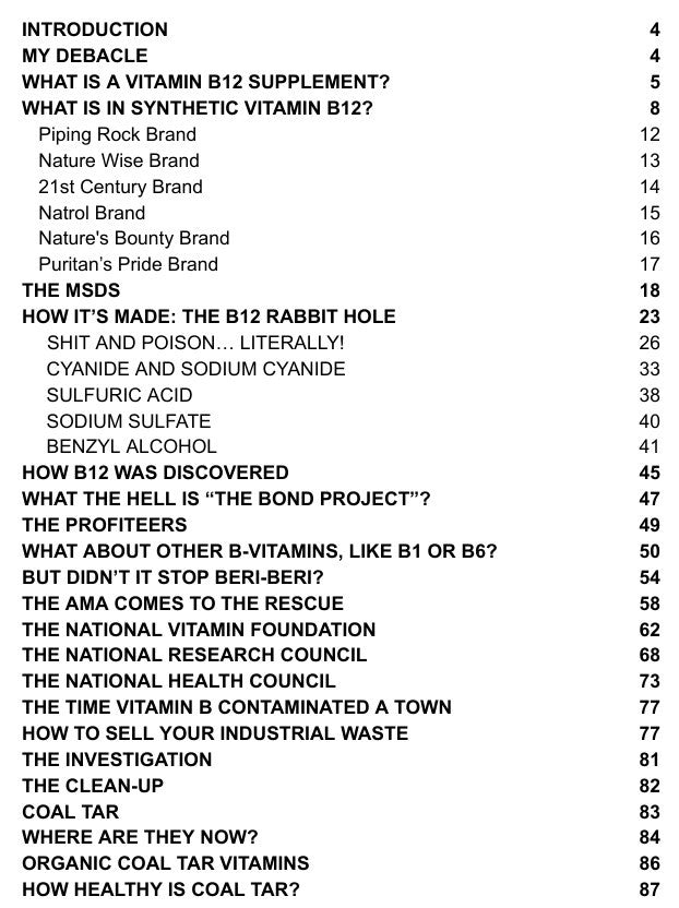 Vitamin B-12 is CYANIDE: The Untold FACTS about this "Supplement" (eBook by Agent131711)