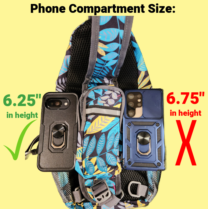 Tropical Crossbody Sling Anti-Theft Bag - Eliminate Body Strain!