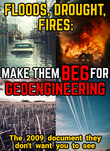 MAKE THEM BEG FOR GEOENGINEERING: The 2009 Document They Don't Want You to See (eBook by Agent131711)
