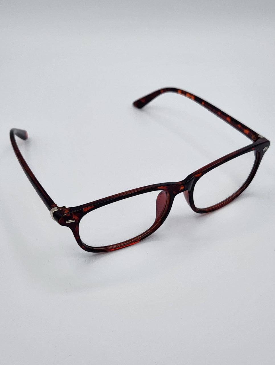 Unisex  Blue Light Reading Glasses - NO MAGNIFICATION - Tortoise Brown (A-2-2)
