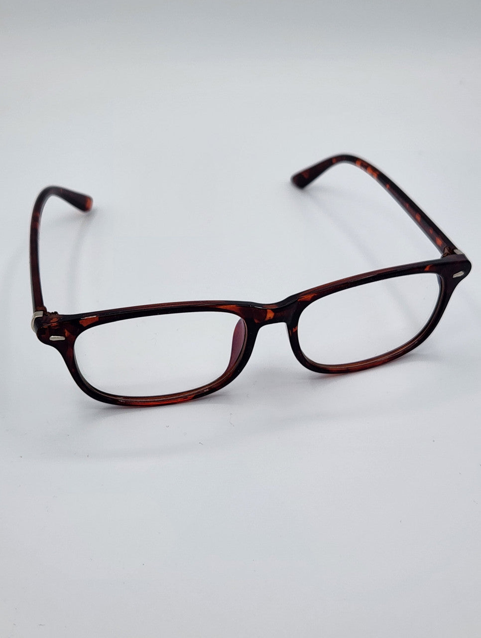 Unisex  Blue Light Reading Glasses - NO MAGNIFICATION - Tortoise Brown (A-2-2)