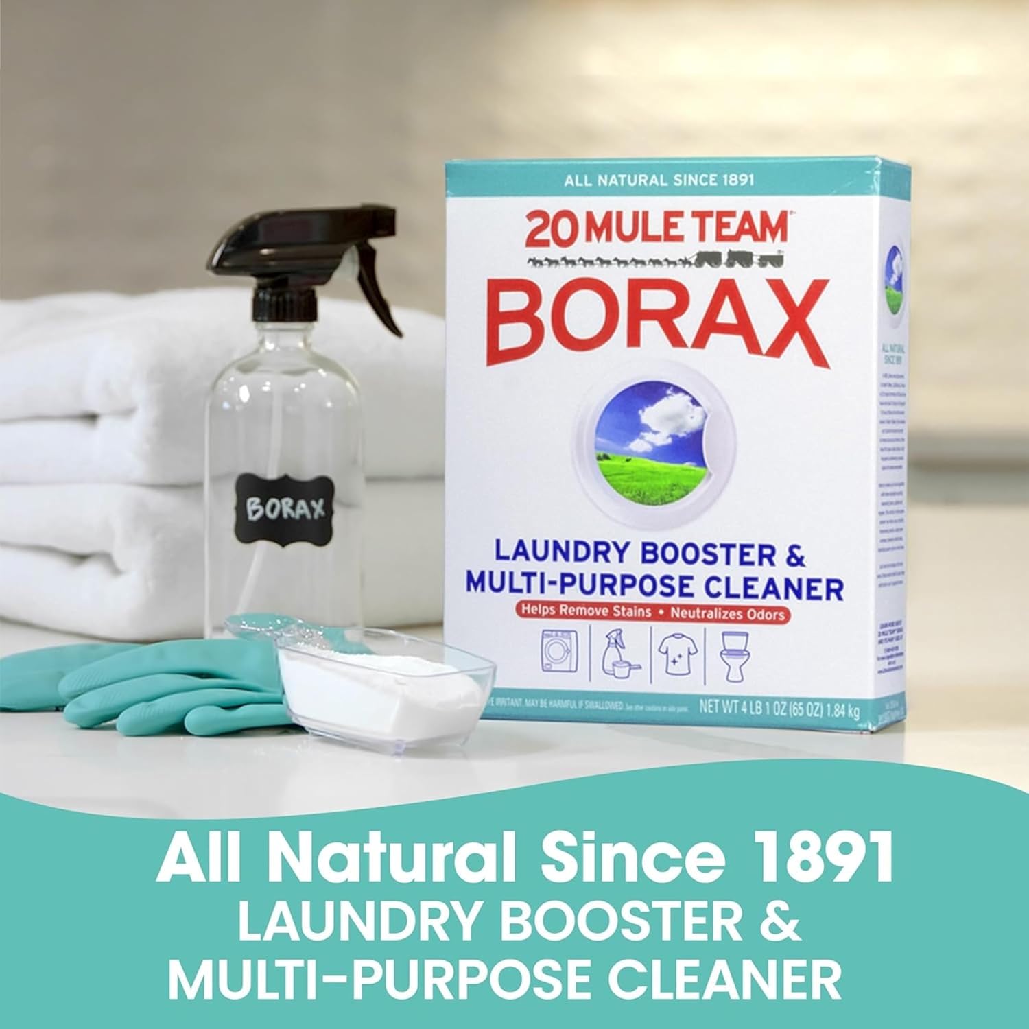 3 Pack Bulk Borax - 65oz Each = OVER 12 POUNDS TOTAL!