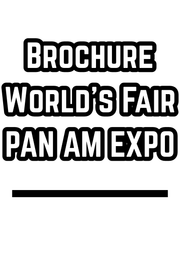 Brochure World's Fair PAN AM EXPO (1900-1901)