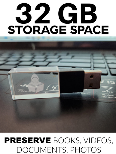 32GB Fancy Crystal USB Thumb Drive  / Flash / Memory- Storage Space(A-2-2)