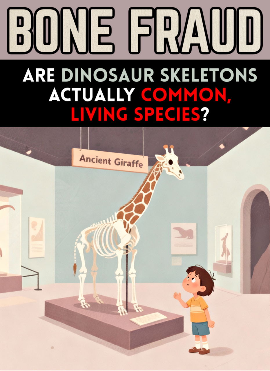BONE FRAUD: Are Dinosaur Skeletons ACTUALLY Common, Everyday Animal Bones? (eBook by Agent131711)
