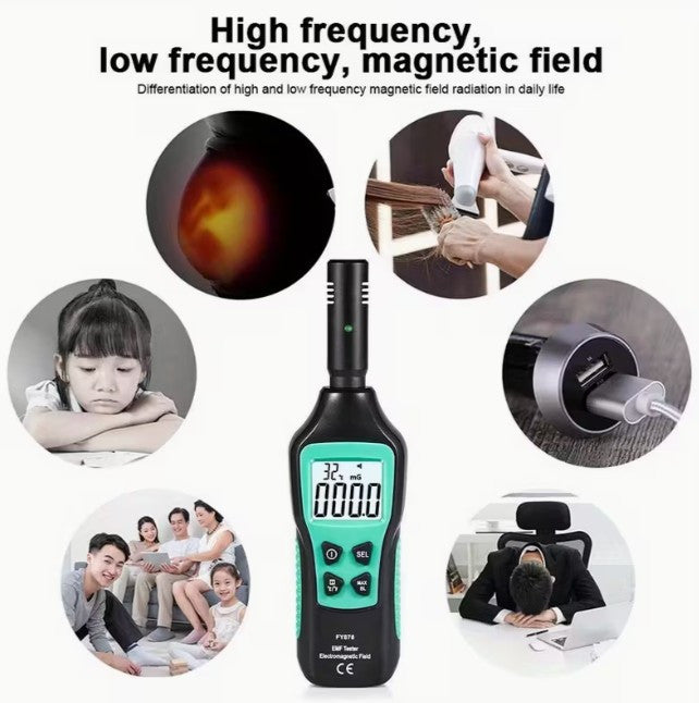 EMF Radiation Electromagnetic Detector Tester (for Beginners) (A-2-3)