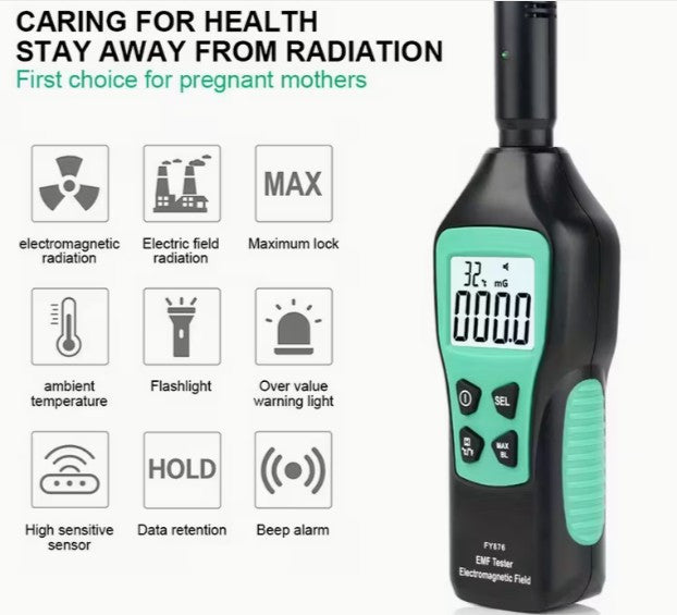 EMF Radiation Electromagnetic Detector Tester (for Beginners) (A-2-3)