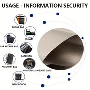 Large EMF Blocking Sheet / Protective Cloth - Stop Radiation / RFID Wifi EMI LF RF - 44" x 39"