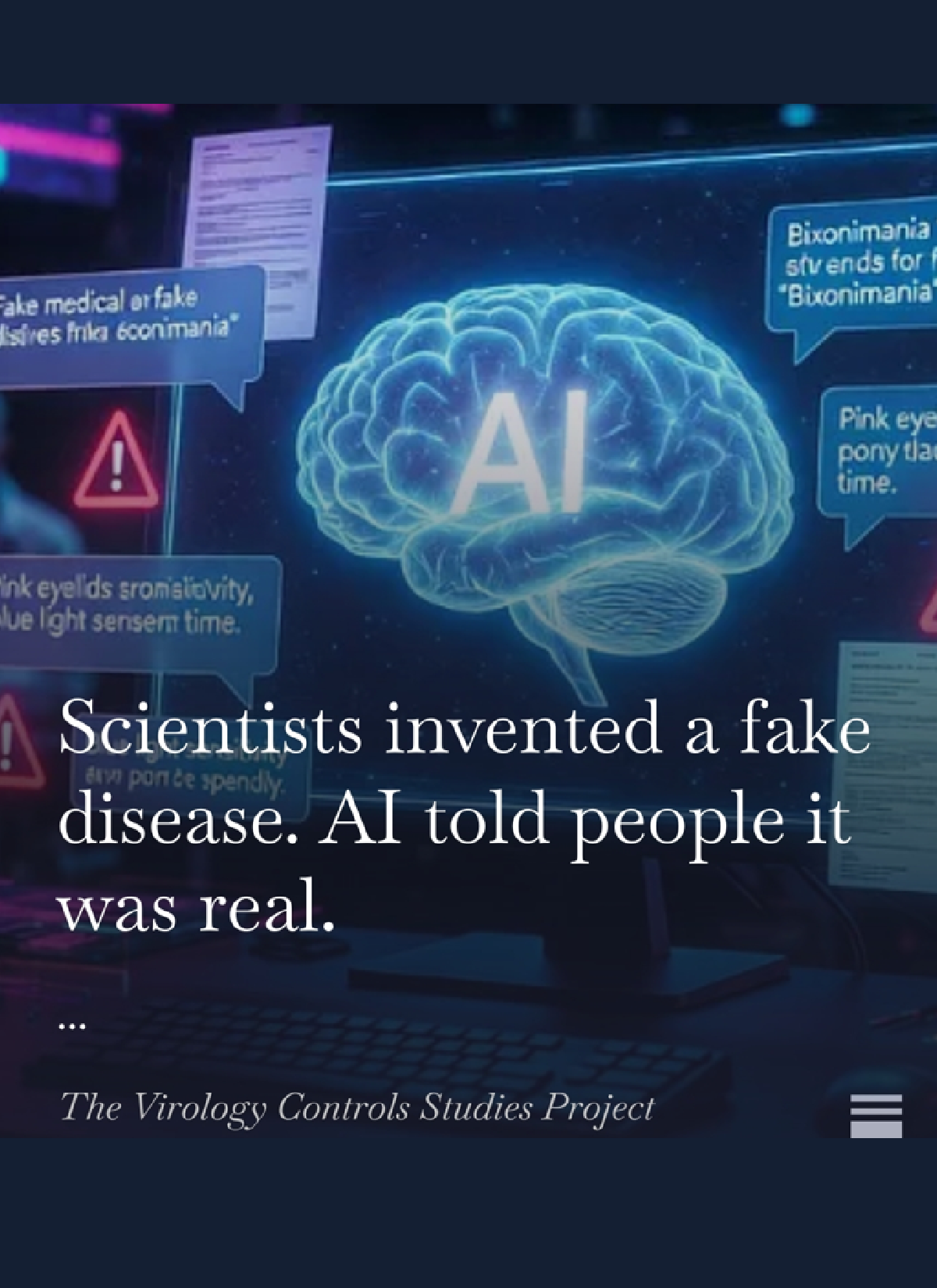 Scientists Invented a Fake Disease and AI Told Everyone It Was Real (eBook Jamie Andrews)