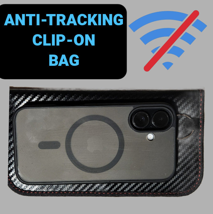 FARADAY RFID Signal Blocking Anti-Tracking Bag 7" Phone Case / Key Fob / Credit Cards