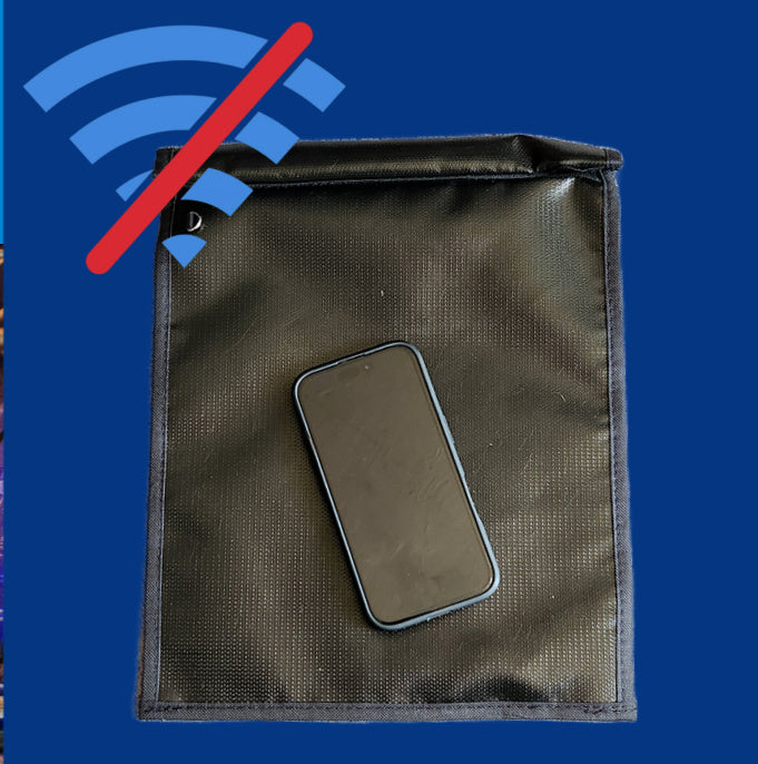FARADAY RFID Signal Blocking Bag - 9" TRAVEL
