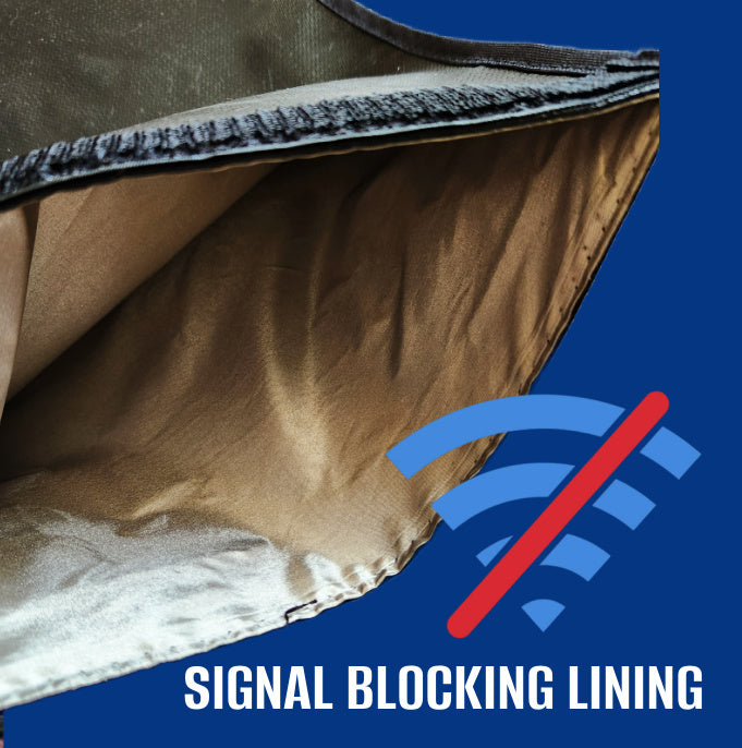 FARADAY RFID Signal Blocking Bag - 9" TRAVEL