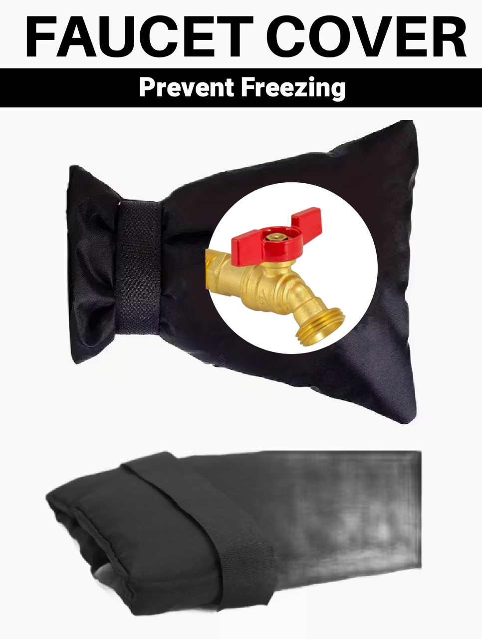Winter Outdoor Faucet Cover - Freeze Prevention (A-1-1)
