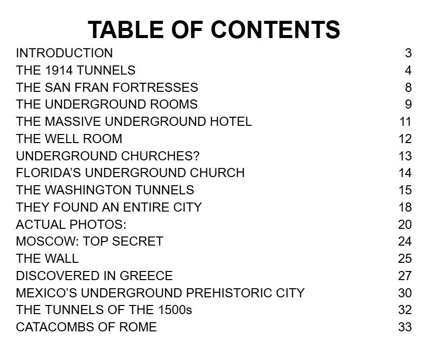 Found BURIED UNDERGROUND: Churches, Castles, Cities & More (eBook by Agent131711)