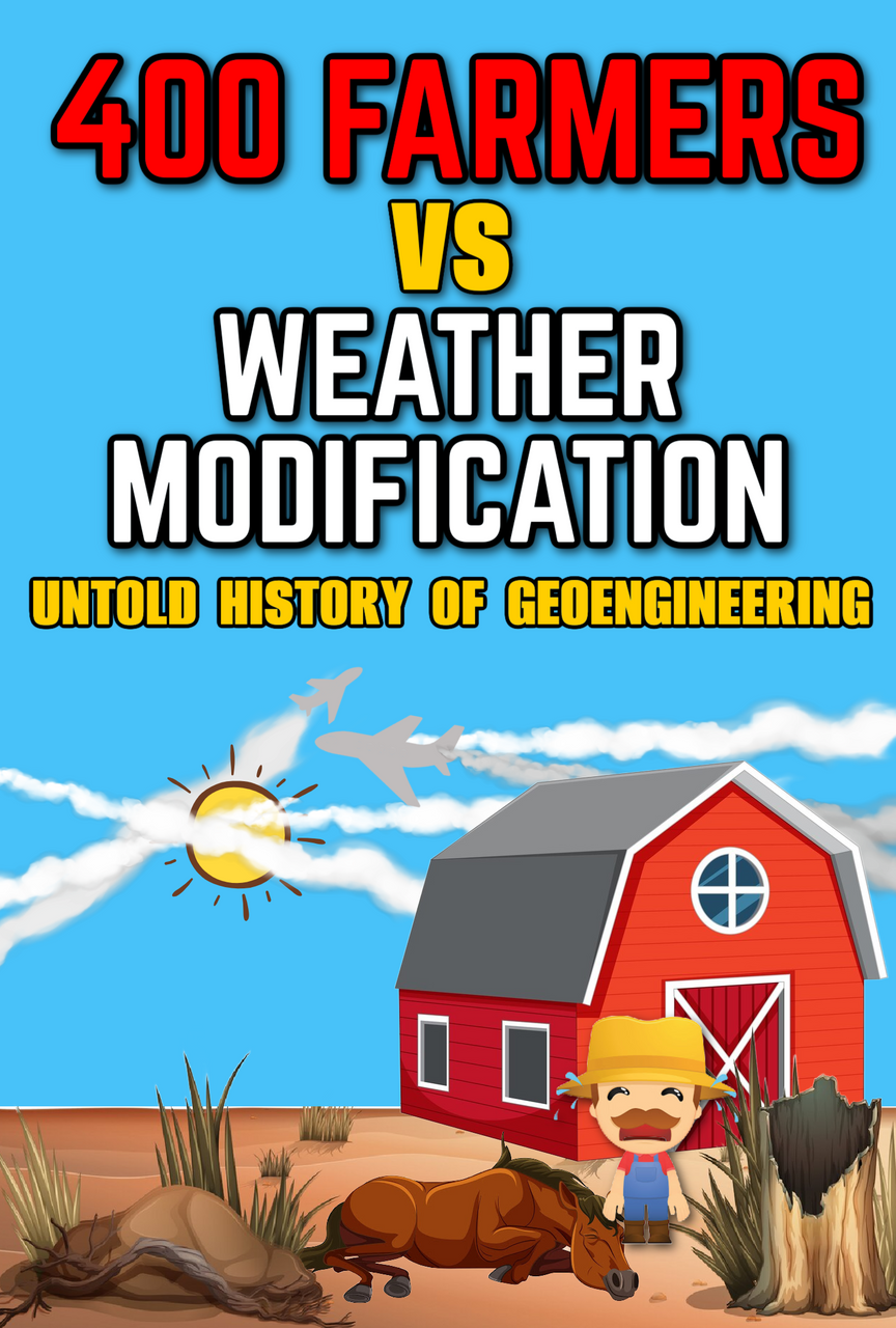 400 Farmers vs Geoengineering: YOU STOLE OUR RAIN! BAN THE PLANES! (eBook by Agent131711)