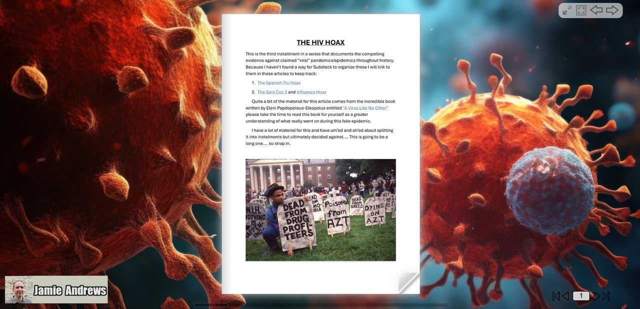 HIV HOAX: Demolishing the AIDS Narrative (eBook Jamie Andrews)