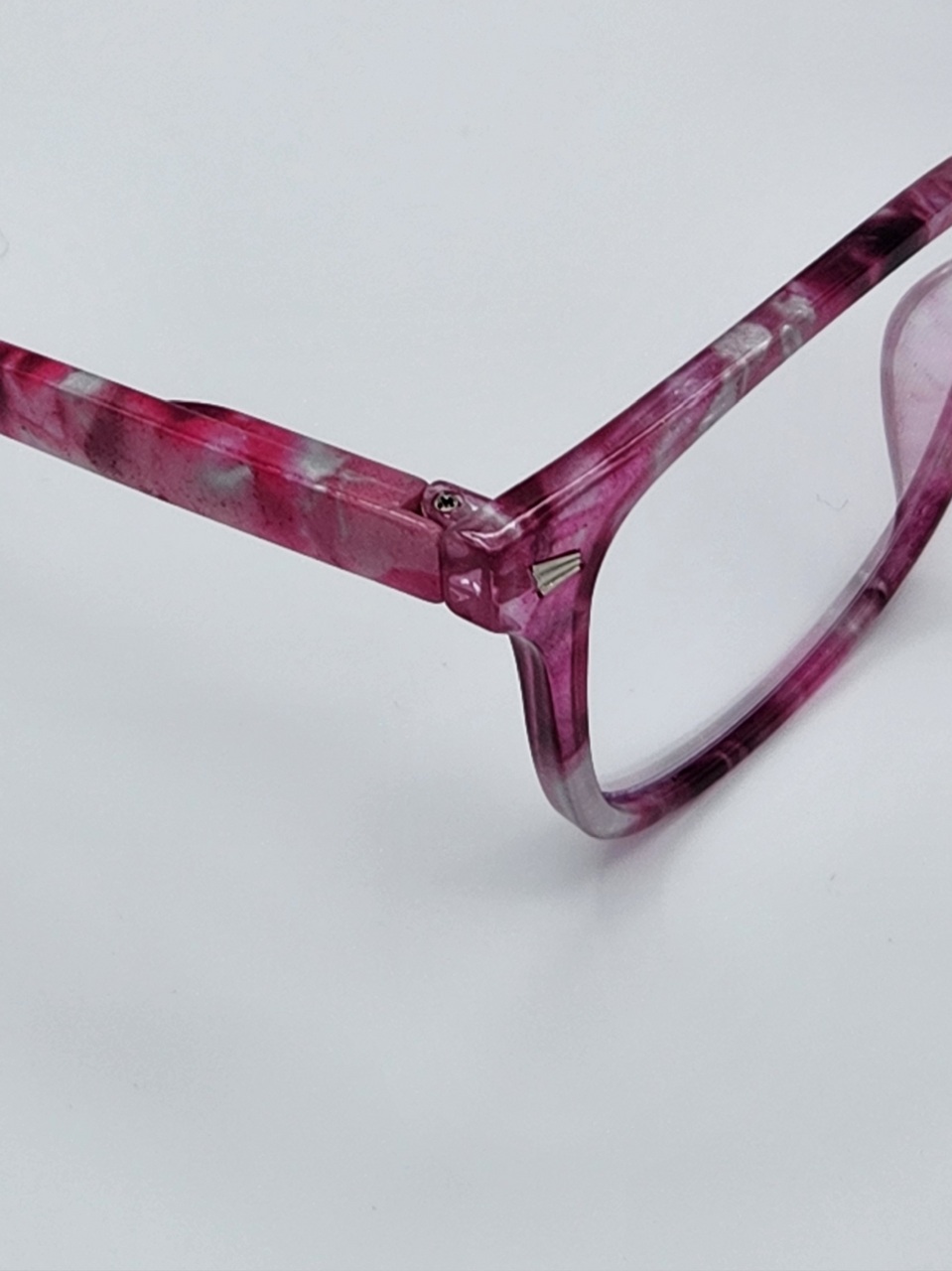 Women's Blue Light Reading Glasses - Rose Marble (A-2-3)