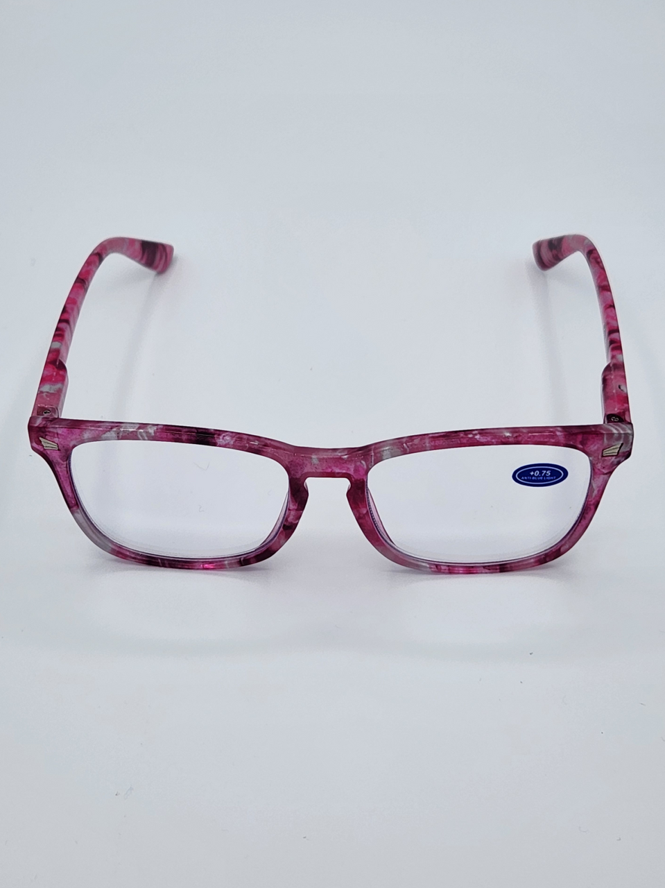 Women's Blue Light Reading Glasses - Rose Marble (A-2-3)