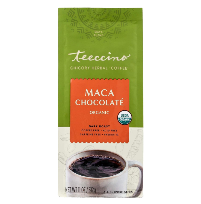Teeccino Maca Chocolaté Chicory Coffee Alternative CAROB & CHICORY Coffee Alternative
