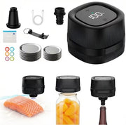 3-In-1 Electric Jar Vacuum Sealer Kit - For Mason Jars, Wine & More