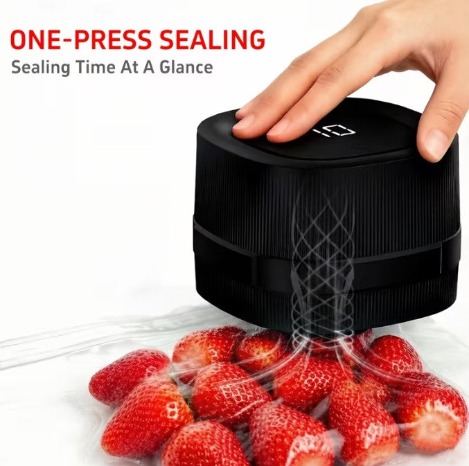 3-In-1 Electric Jar Vacuum Sealer Kit - For Mason Jars, Wine & More