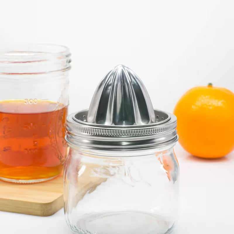 Mason Jar JUICER Attachment Lid for Wide-Mouth Jars