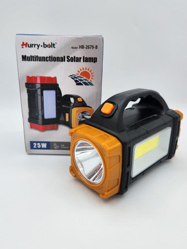 Multi-Function SOLAR LAMP FLASHLIGHT Phone Charger Power Bank (a-1-2)