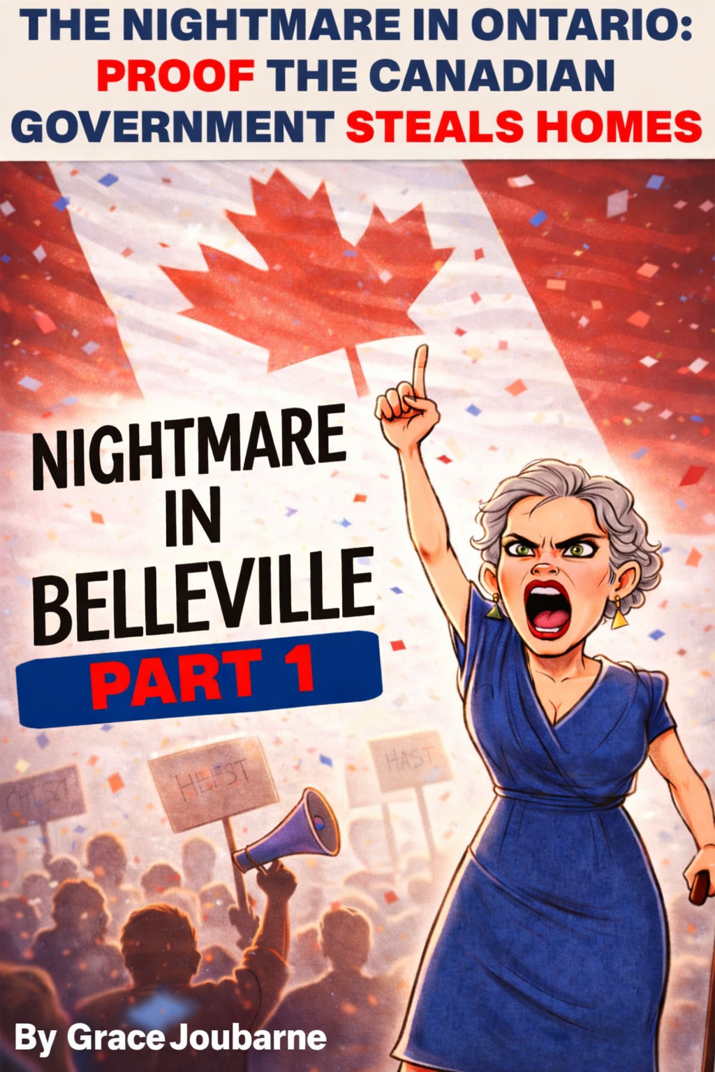 Nightmare in Belleville Ontario: PROOF the Canadian Government is STEALING Property PART 1 (eBook by Grace Joubarne )