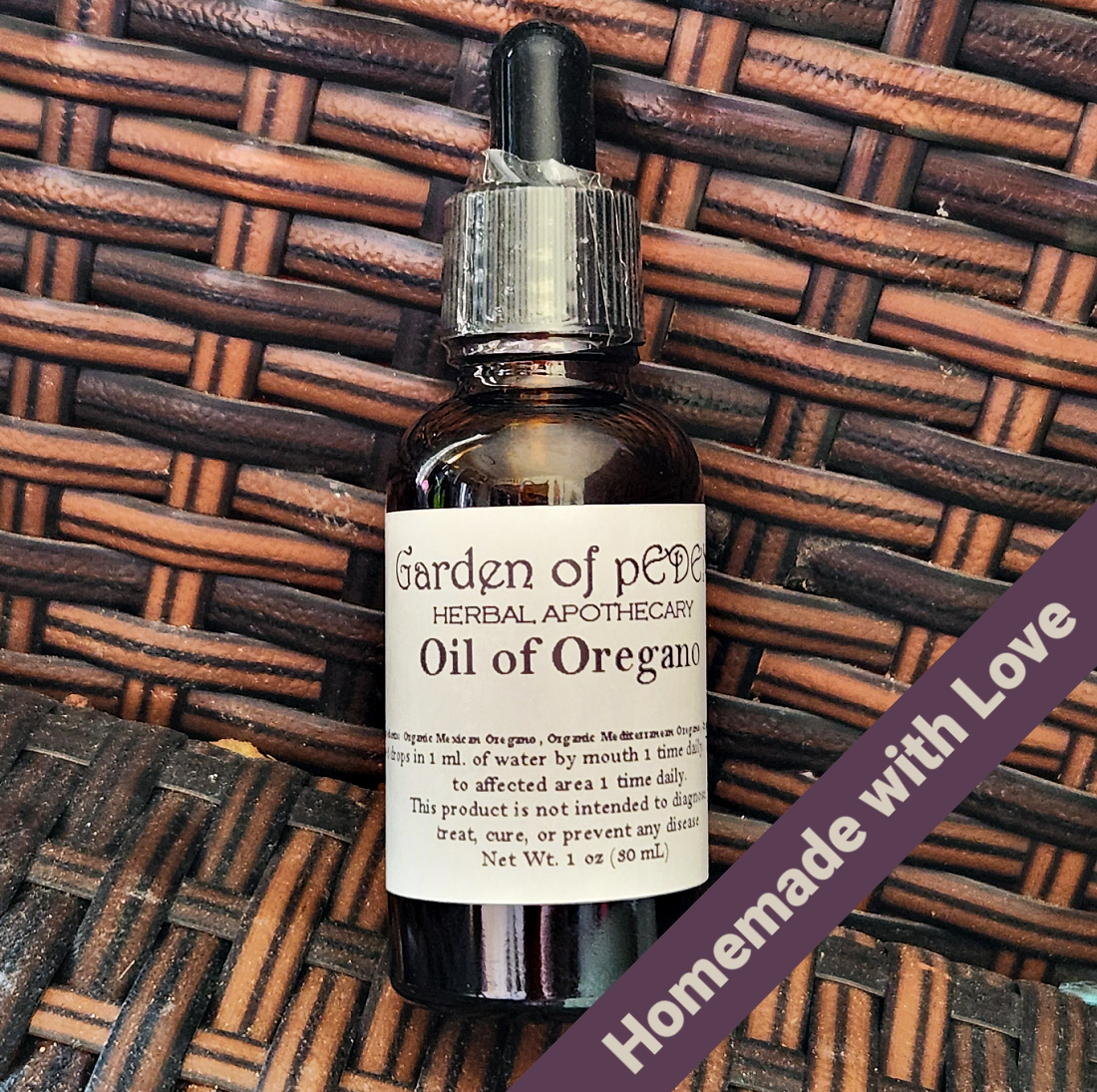 Organic Oil of Oregano: Mexican & Mediterranean Oregano HOMEMADE WITH LOVE!