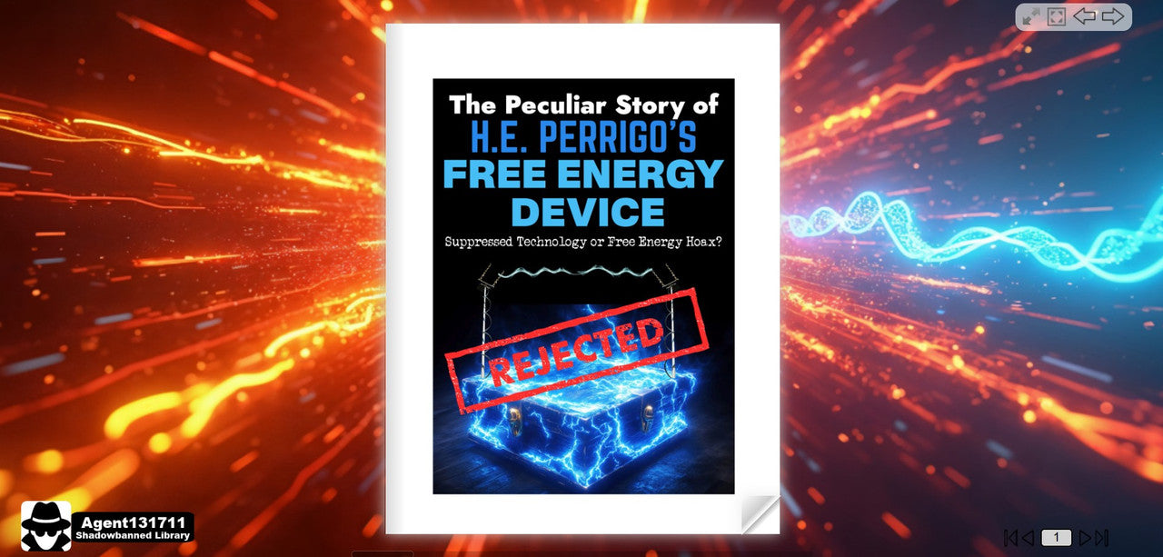 The Peculiar Story of H.E. Perrigo's Free Energy Device: Suppressed Technology or Free Energy Hoax? (eBook by Agent131711)