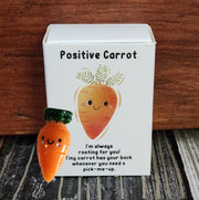 Positivity Carrot Gift - Always Rooting For You - Boxed Motivational Trinket