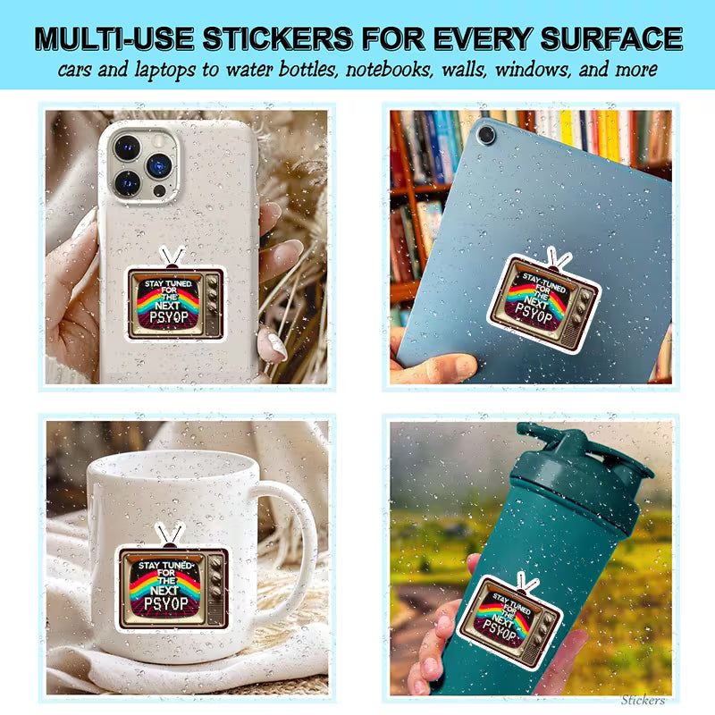 FUNDRAISER: Stay Tuned for the Next Psyop Sticker