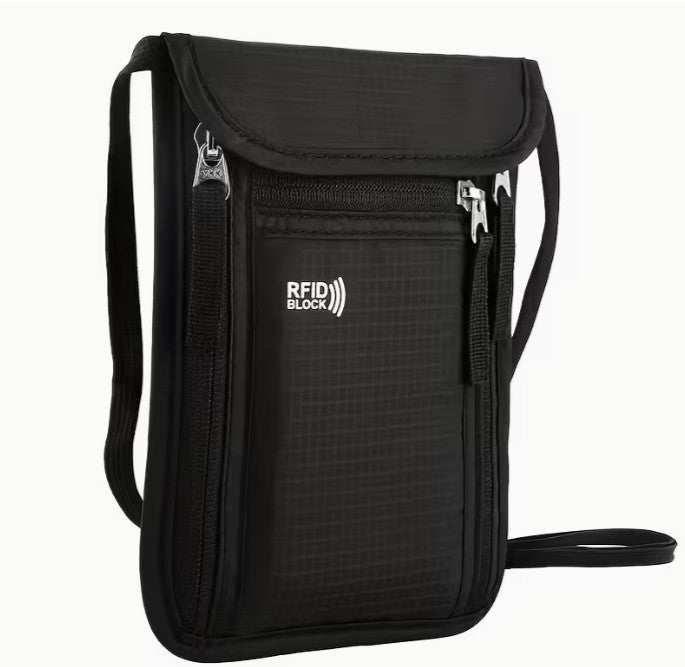 RFID Blocking Anti-Theft Bag: Passport / Card Storage Organizer (A-1-4)