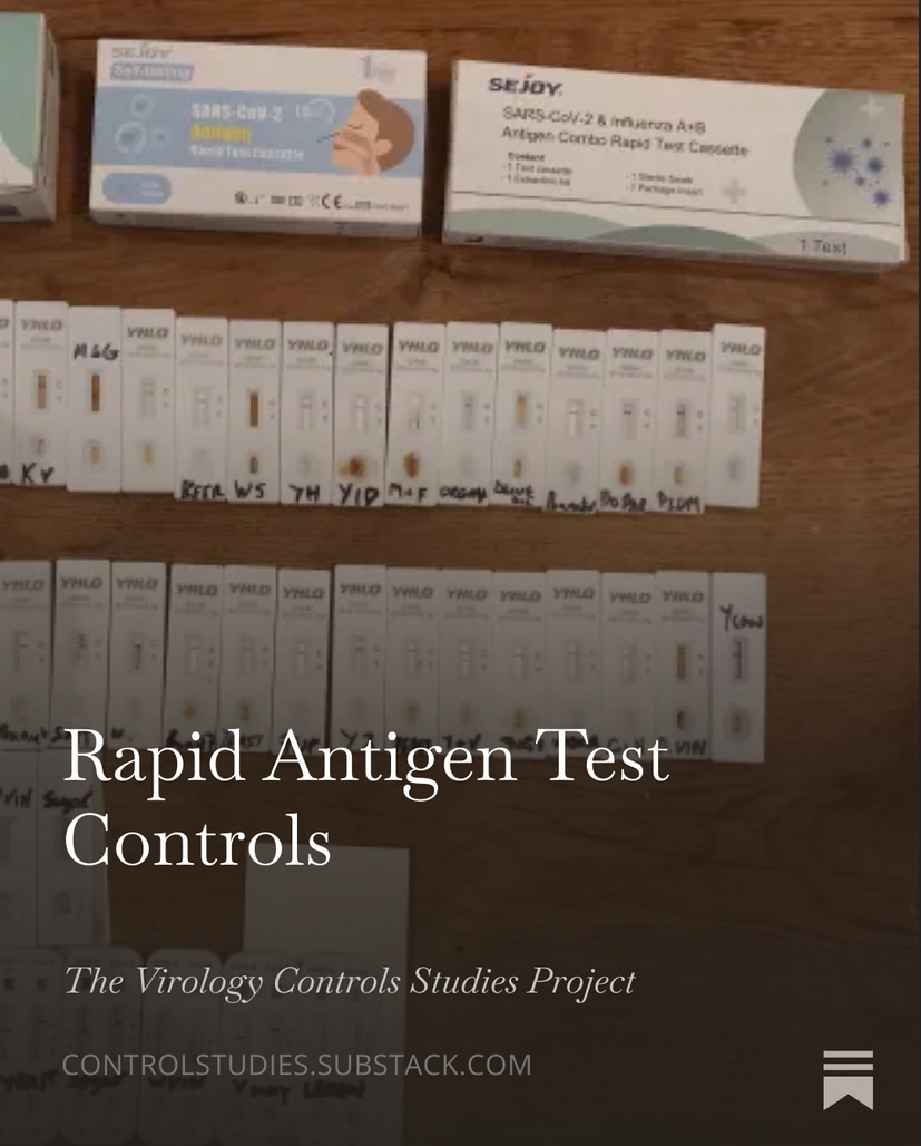 Let's Put the Rapid Antigen Test TO THE TEST - PCR Control Studies Experiment (eBook Jamie Andrews)