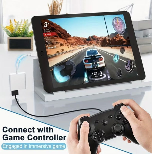 3-In-1 USB C Card Reader for 5 Pro, iPad, Mac, MacBook, Android, PCs