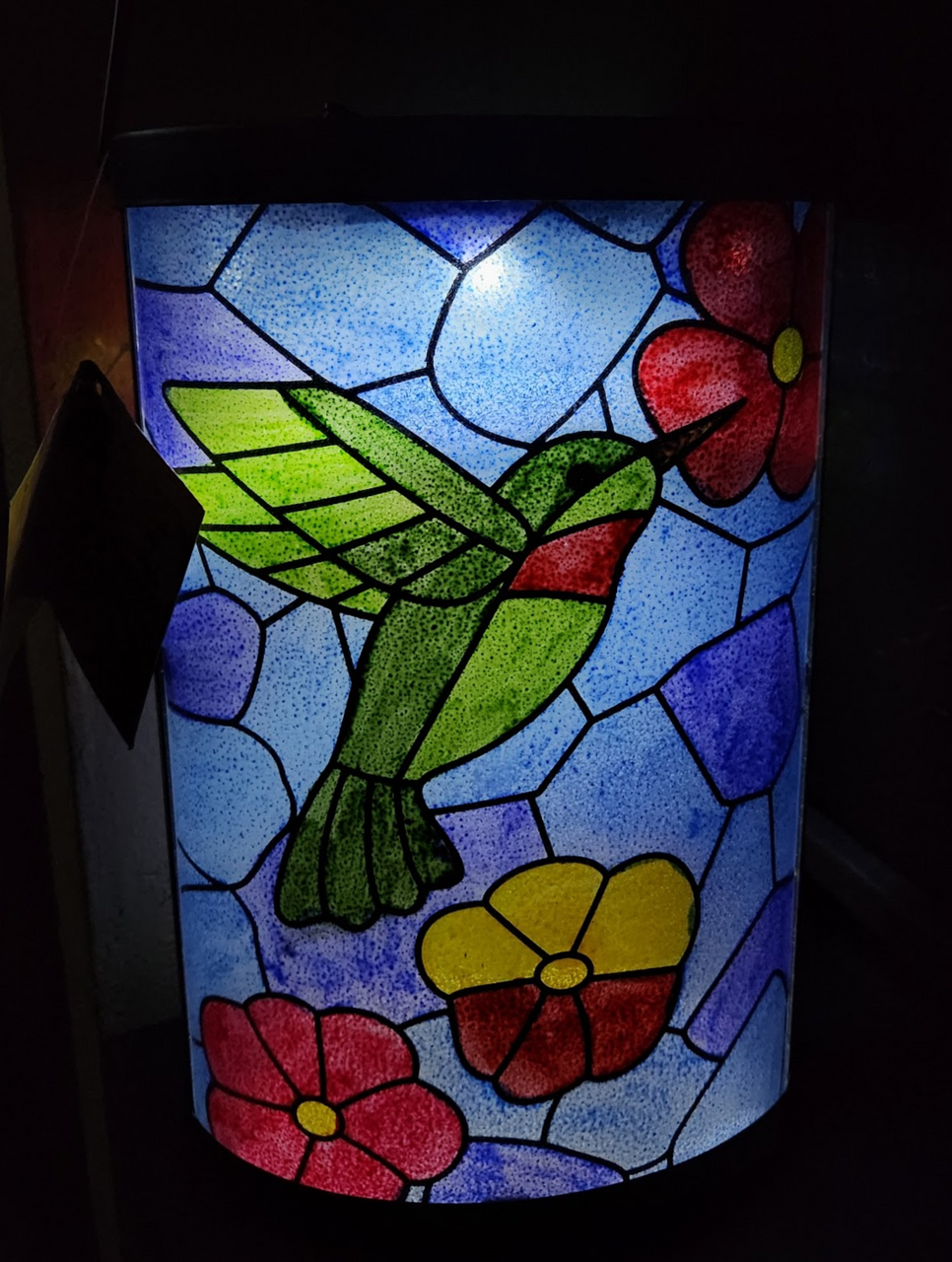 Large Hummingbird SOLAR LANTERN Light