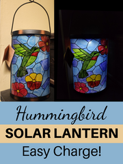 Large Hummingbird SOLAR LANTERN Light