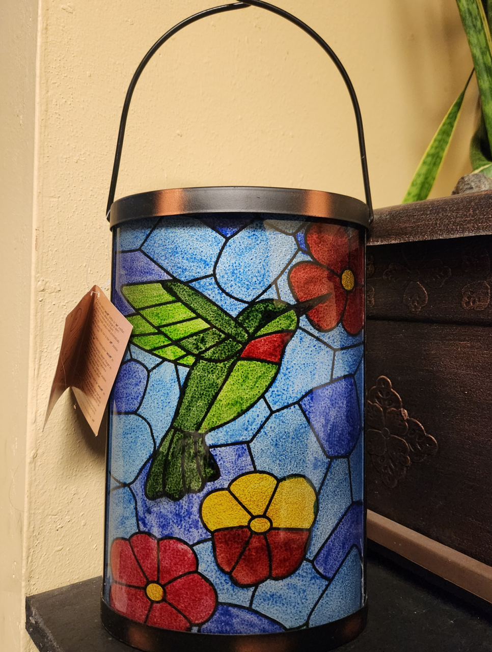 Large Hummingbird SOLAR LANTERN Light