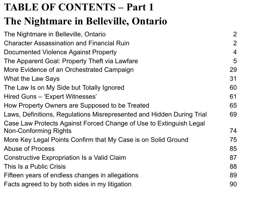 Nightmare in Belleville Ontario: PROOF the Canadian Government is STEALING Property PART 1 (eBook by Grace Joubarne )