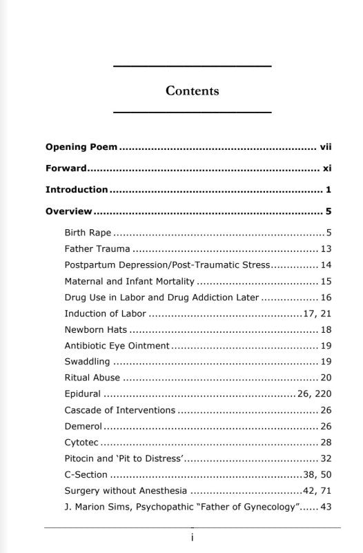 BIRTH TRAUMA: THE DARK SIDE OF MEDICINE (eBook by J. Barcelo)