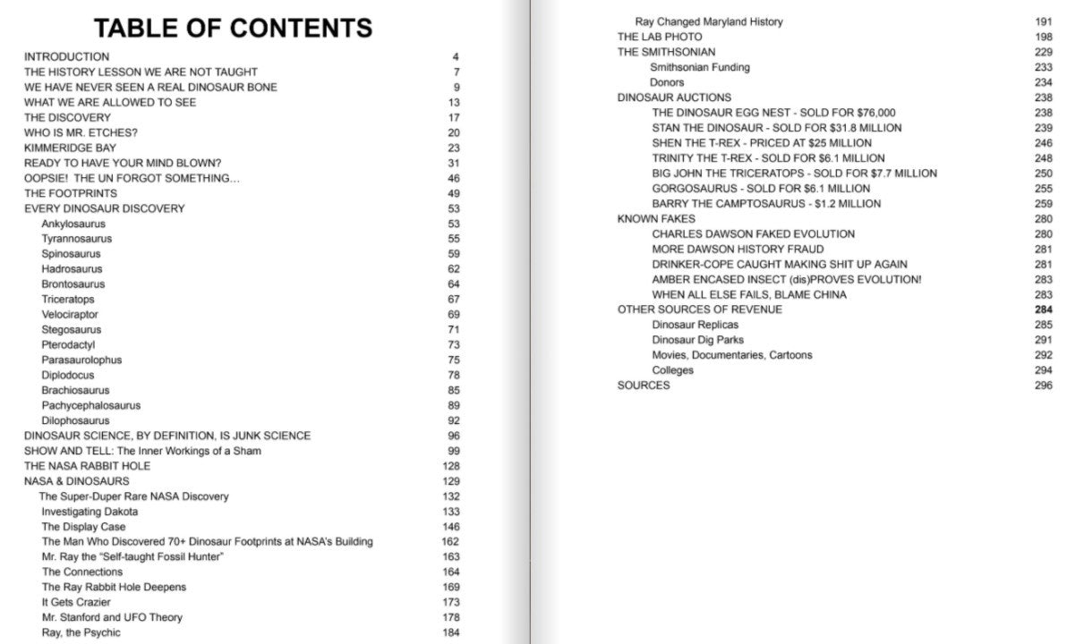 The Dinosaur Hoax - Almost 300 pages! (eBook by Agent131711)