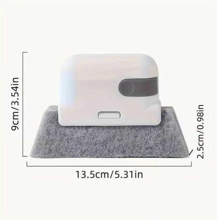 2 Piece Set Multi-Function Window Track & Vent Cleaning Brush Reusable