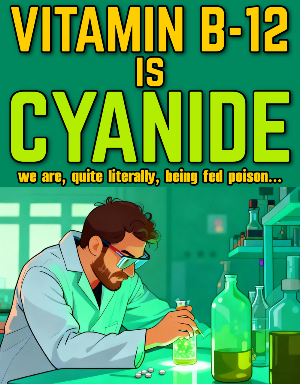 Vitamin B-12 is CYANIDE: The Untold FACTS about this "Supplement" (eBook by Agent131711)