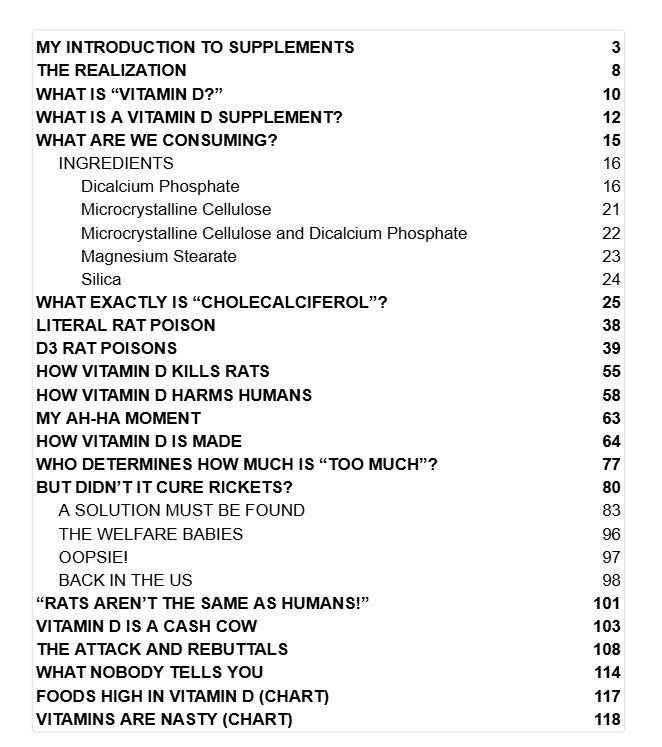 Vitamin D is Rat Poison: The Untold FACTS about this "Supplement" (eBook by Agent131711)