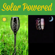 8 Pack Twinkling 16" SOLAR LIGHTS for Pathway & Yard Multi-Color