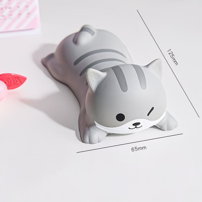 SQUISHY KITTY Ergonomic Wrist Support for Computers / Typing - Carpal Tunnel / Arthritis