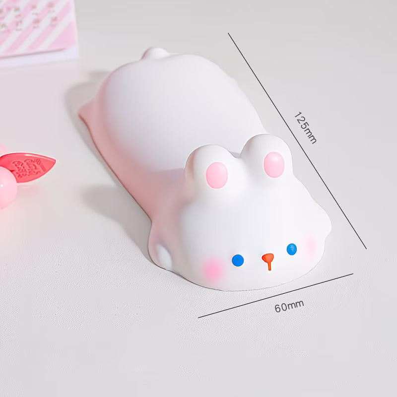 SQUISHY BUNNY Ergonomic Wrist Support for Computers / Typing - Carpal Tunnel / Arthritis